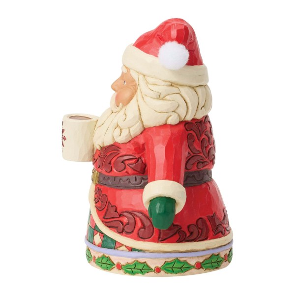 De kerstman drinkt warme chocolademelk - Heartwood Creek
