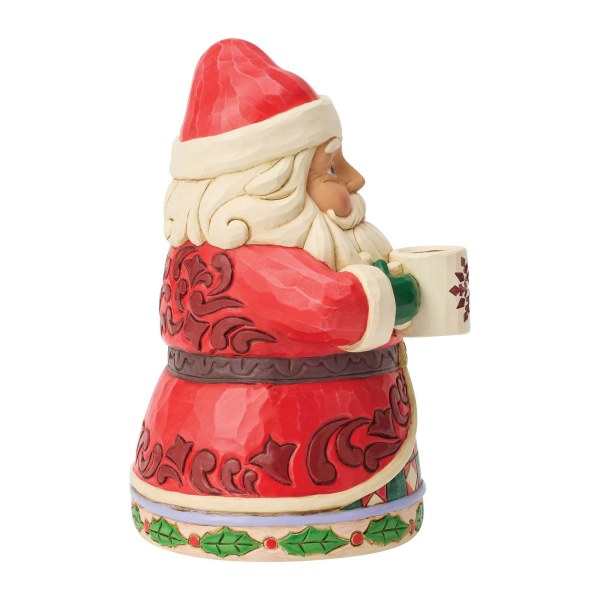 De kerstman drinkt warme chocolademelk - Heartwood Creek