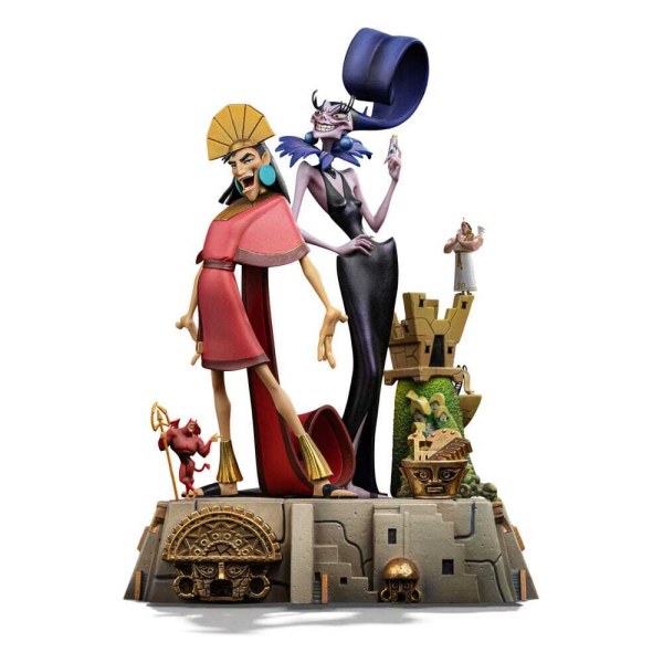 Deluxe Art Scale Kuzko & Yzma 28 cm - Iron Studios Kuzco