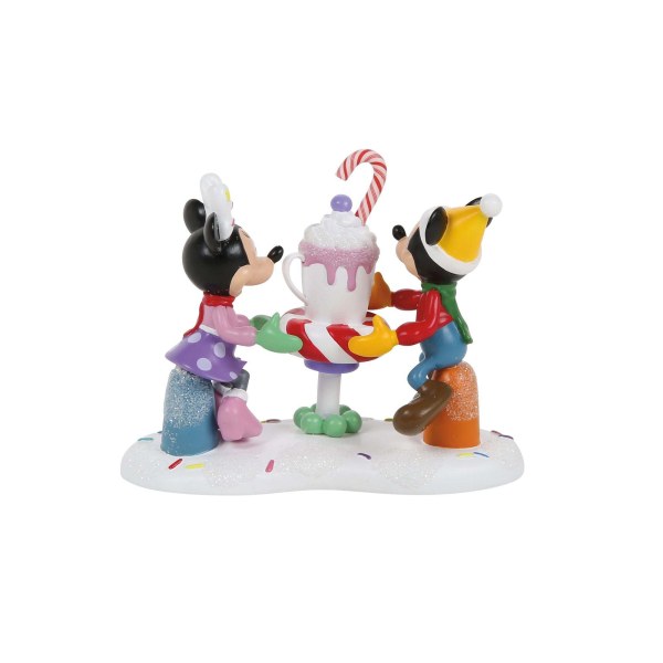 MICKEY EN MINNIE DELEN EEN CHOCOLADE - DISNEY VILLAGE
