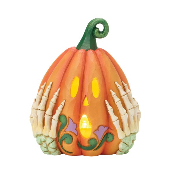 LED-POMPOENPOT MET SKELETHANDEN - HEARTWOOD CREEK