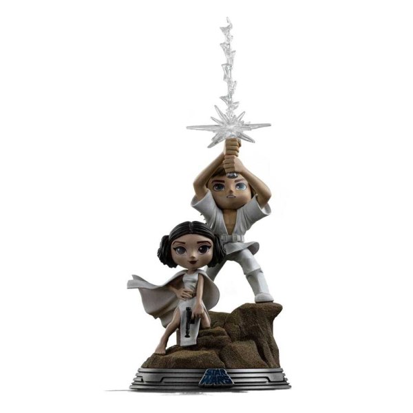 Mini Co. Figuur Luke & Leia 30 cm - Iron Studios Star Wars