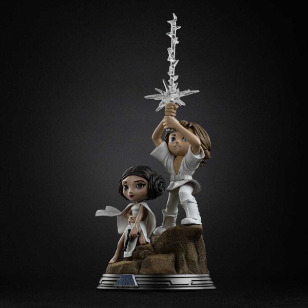 Mini Co. Figuur Luke & Leia 30 cm - Iron Studios Star Wars