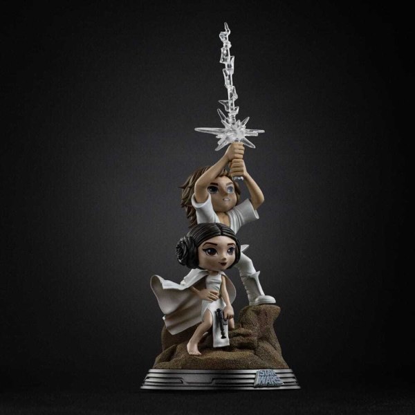 Mini Co. Figuur Luke & Leia 30 cm - Iron Studios Star Wars