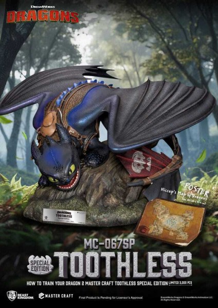 How To Train Your Dragon 2 Master Craft Toothless beeldje 38 cm