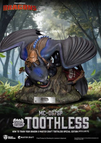 How To Train Your Dragon 2 Master Craft Toothless beeldje 38 cm