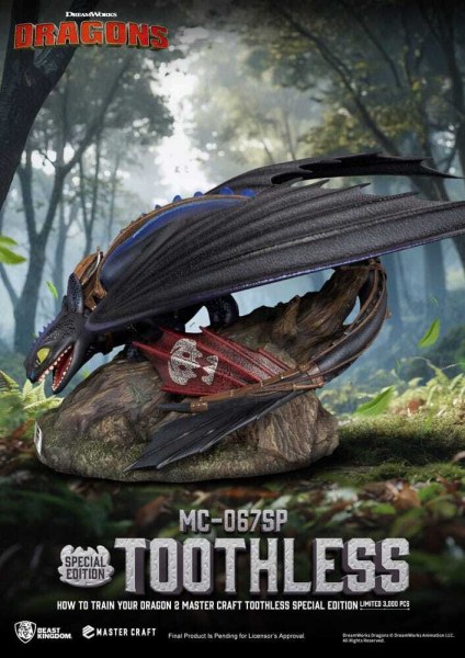 How To Train Your Dragon 2 Master Craft Toothless beeldje 38 cm