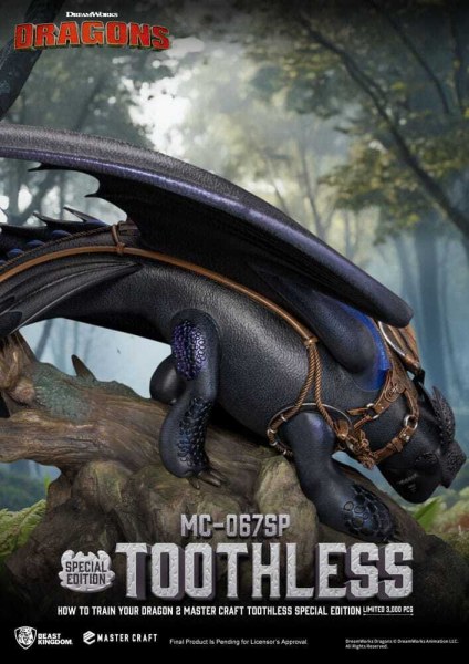 How To Train Your Dragon 2 Master Craft Toothless beeldje 38 cm