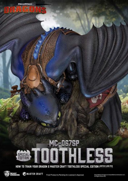How To Train Your Dragon 2 Master Craft Toothless beeldje 38 cm