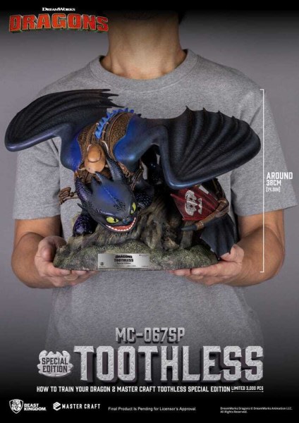 How To Train Your Dragon 2 Master Craft Toothless beeldje 38 cm