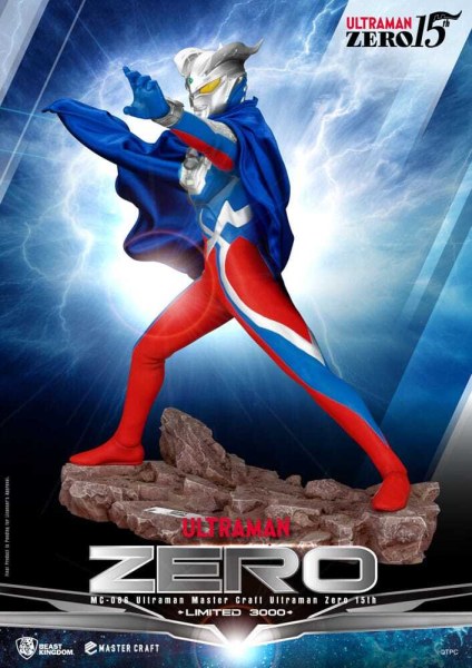 Ultraman-beeldje Master Craft Ultraman Zero 15e editie 41 cm
