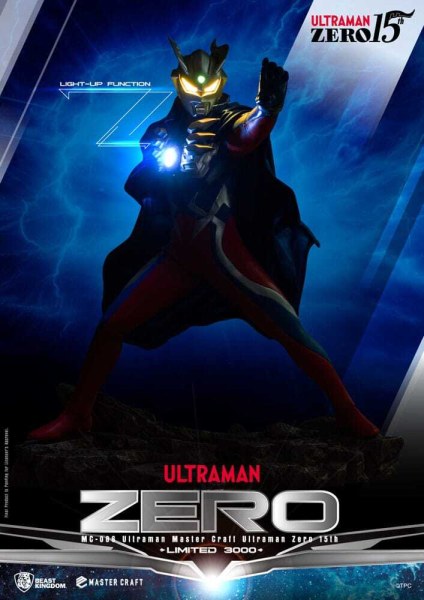 Ultraman-beeldje Master Craft Ultraman Zero 15e editie 41 cm