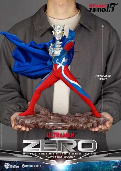 Ultraman-beeldje Master Craft Ultraman Zero 15e editie 41 cm