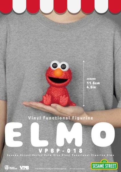 Sesamstraat spaarpot met Elmo-print, 12 cm