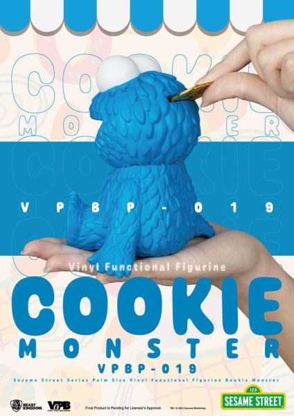 Sesamstraat spaarpot Cookie Monster spaarpot 12 cm