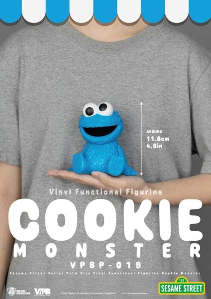 Sesamstraat spaarpot Cookie Monster spaarpot 12 cm