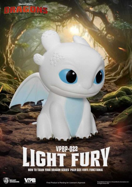 Draken spaarpot Light Fury 12 cm