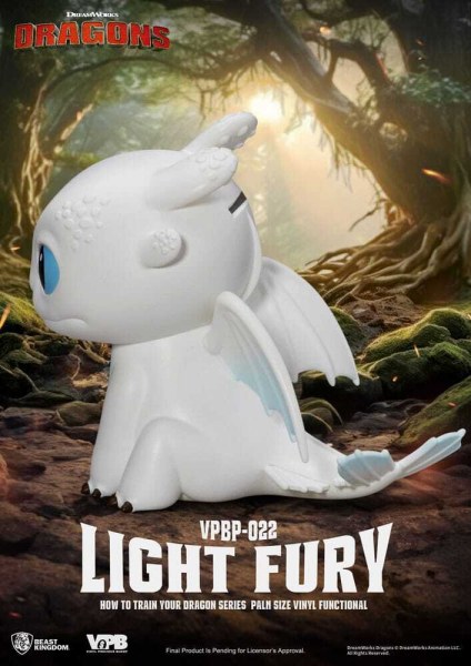 Draken spaarpot Light Fury 12 cm