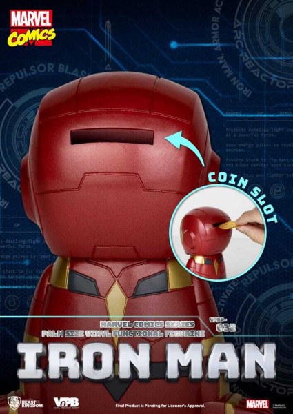Klassieke Marvel Comics spaarpot Iron Man, 12 cm
