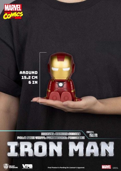 Klassieke Marvel Comics spaarpot Iron Man, 12 cm