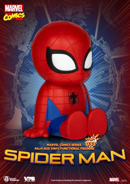 Klassieke Marvel Comics spaarpot Spiderman geldkistje 12 cm