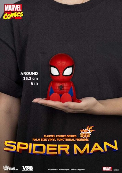 Klassieke Marvel Comics spaarpot Spiderman geldkistje 12 cm