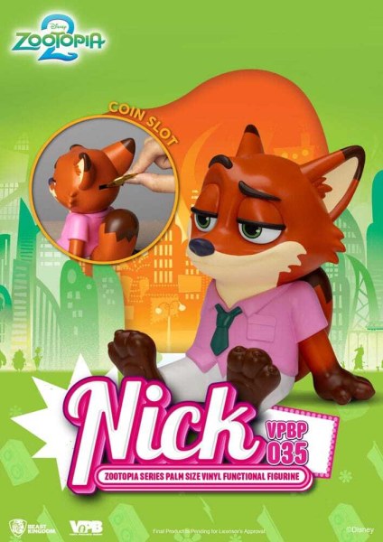 Zootopia spaarpot Nick geldkistje 15 cm