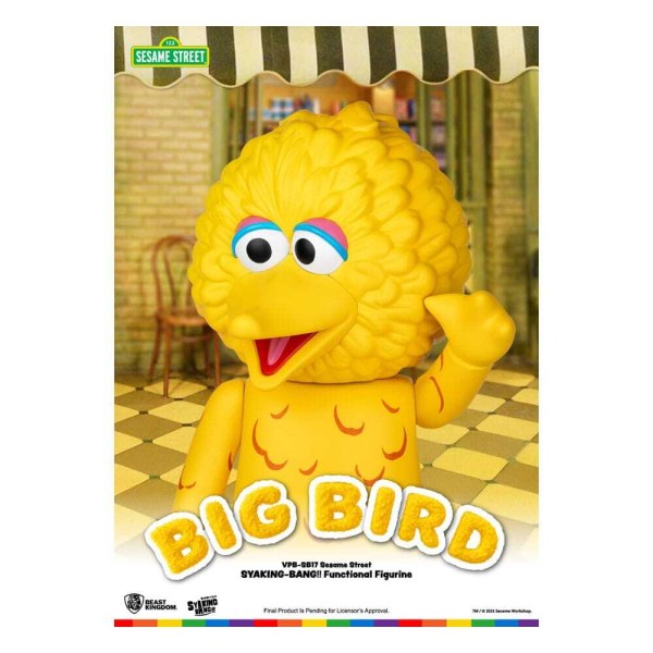 Sesamstraat Syaking Bang Serie Big Bird PVC Spaarpot 49 cm