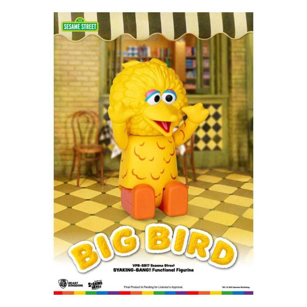 Sesamstraat Syaking Bang Serie Big Bird PVC Spaarpot 49 cm