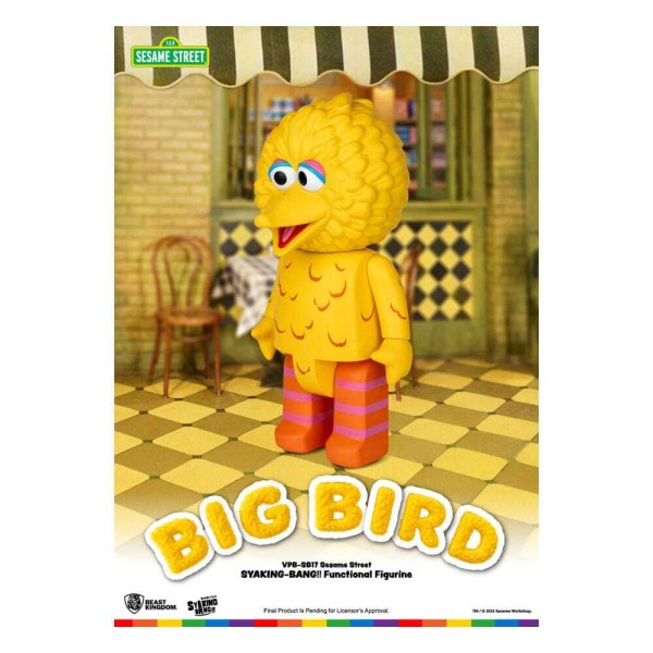 Sesamstraat Syaking Bang Serie Big Bird PVC Spaarpot 49 cm