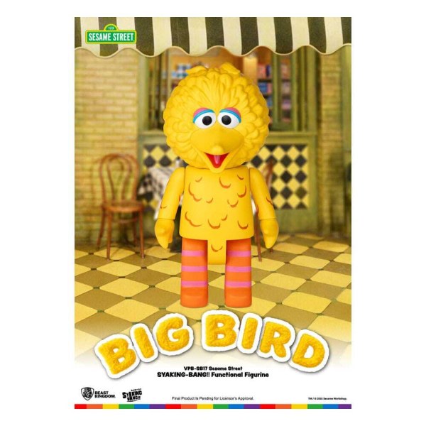 Sesamstraat Syaking Bang Serie Big Bird PVC Spaarpot 49 cm