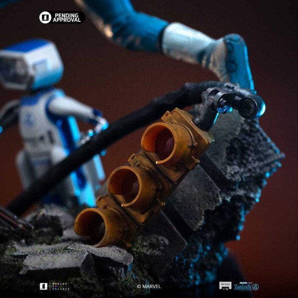Fantastic Four beeldje 1/10 Art Scale Mr. Fantastic en HERBIE 26 cm