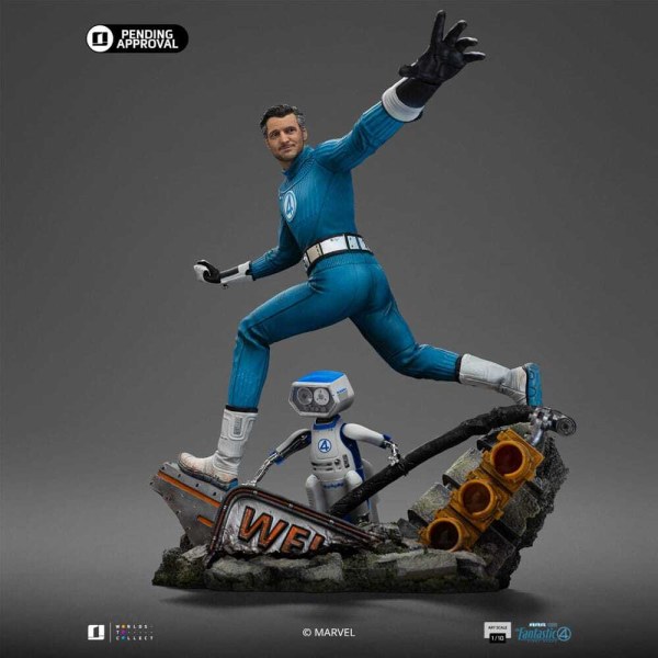 Fantastic Four beeldje 1/10 Art Scale Mr. Fantastic en HERBIE 26 cm