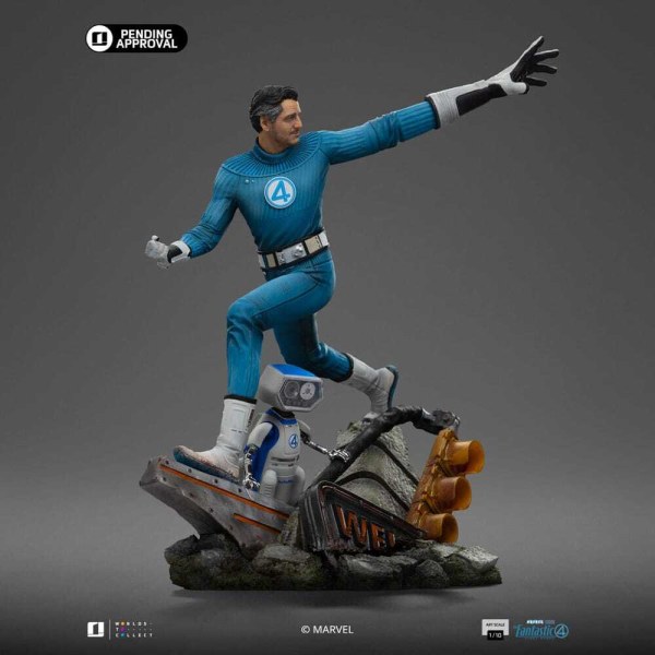 Fantastic Four beeldje 1/10 Art Scale Mr. Fantastic en HERBIE 26 cm