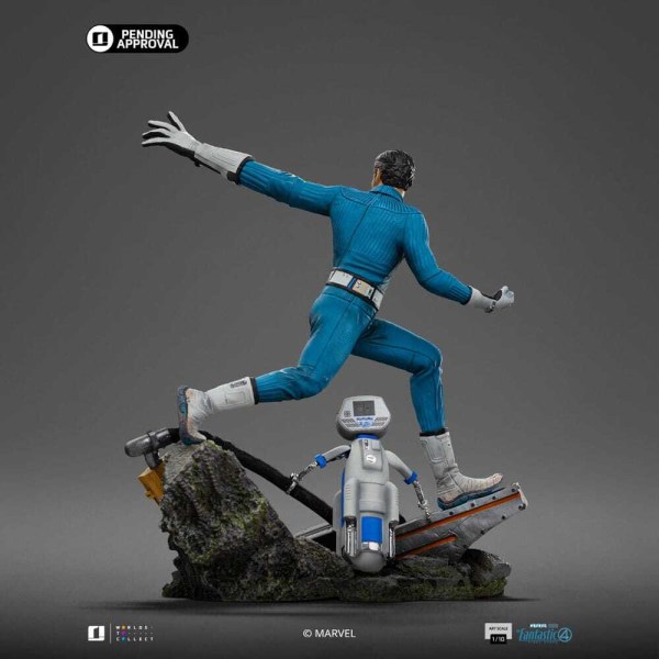 Fantastic Four beeldje 1/10 Art Scale Mr. Fantastic en HERBIE 26 cm