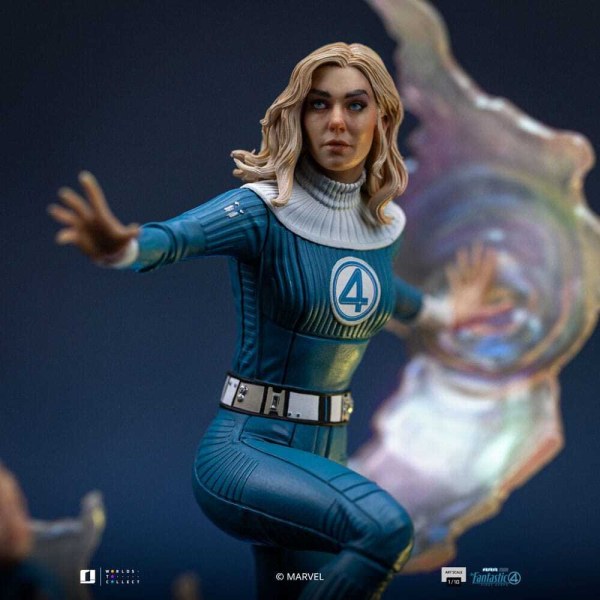 Fantastic Four beeldje 1/10 Art Scale Invisible Woman en Franklin 28 cm
