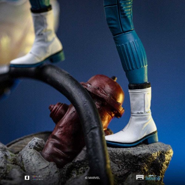 Fantastic Four beeldje 1/10 Art Scale Invisible Woman en Franklin 28 cm