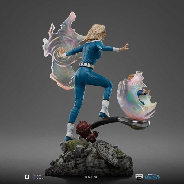 Fantastic Four beeldje 1/10 Art Scale Invisible Woman en Franklin 28 cm