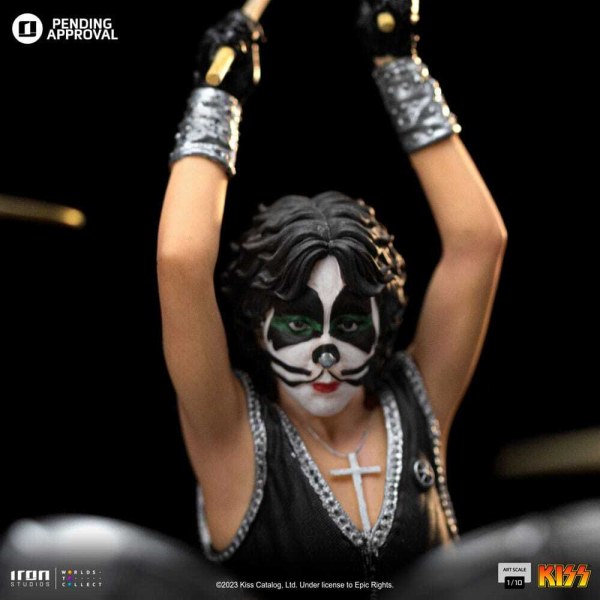 Kusbeeldje Art Scale 1/10 Peter Criss Limited Edition 22 cm
