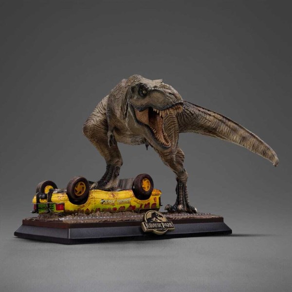 Jurassic Park Icons T-Rex Attack beeldje 15 cm