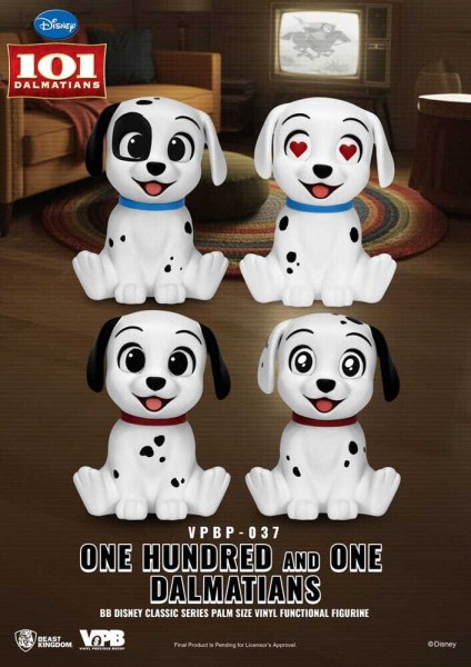 Disney: Klassieke spaarpot met afbeelding van de Honderd en Eén Dalmatiërs (set van 4) 12 cm