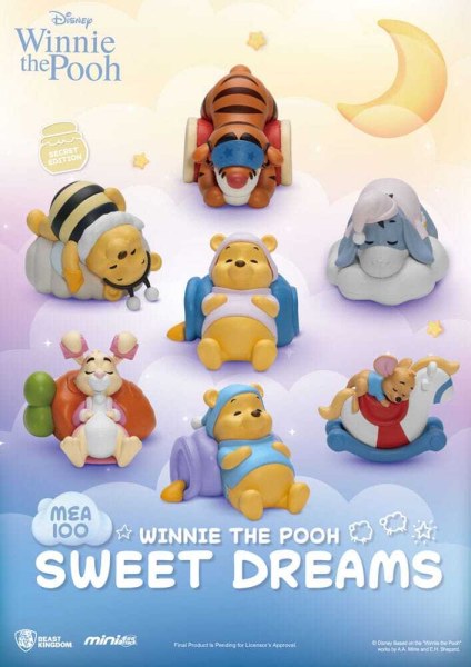 Winnie de Pooh figuurtjesassortiment Mini Egg Attack Blind Box zoete dromen 6 cm (6)
