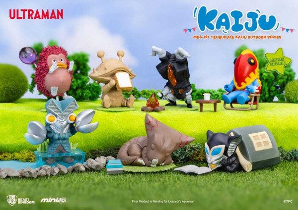 Ultraman Mini Egg Attack Outdoor Series Figuren Tsuburaya Kaiju Blind Box (6) 7 cm
