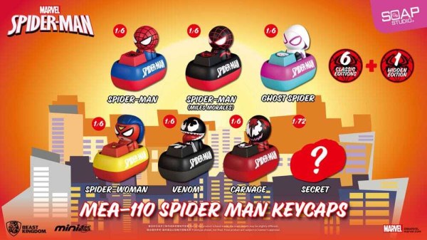 Spider-Man assortiment figuurtjes Mini Egg Attack Blind Box keycaps 5 cm (6)