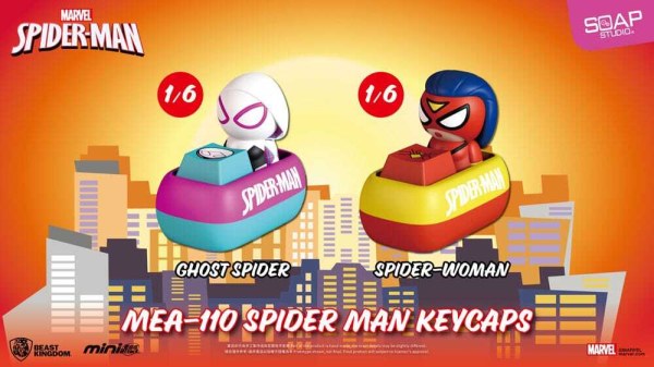 Spider-Man assortiment figuurtjes Mini Egg Attack Blind Box keycaps 5 cm (6)