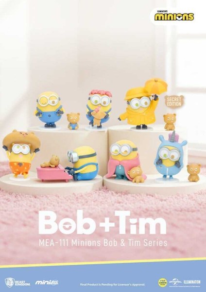 Minions assortiment figuurtjes Mini Egg Attack Blind Box Minions Bob & Tim serie 9 cm (6)