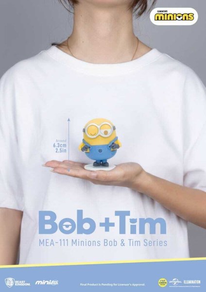 Minions assortiment figuurtjes Mini Egg Attack Blind Box Minions Bob & Tim serie 9 cm (6)
