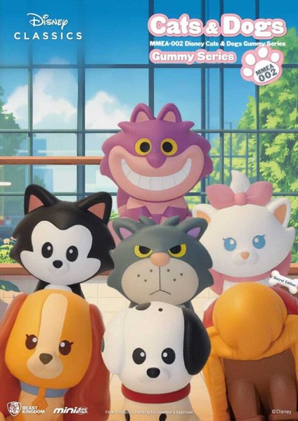 Disney Katten & Honden figuurtje Blind Box - Mini Egg Attack Gummy Series 3 cm