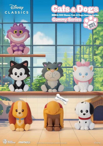 Disney Katten & Honden figuurtje Blind Box - Mini Egg Attack Gummy Series 3 cm