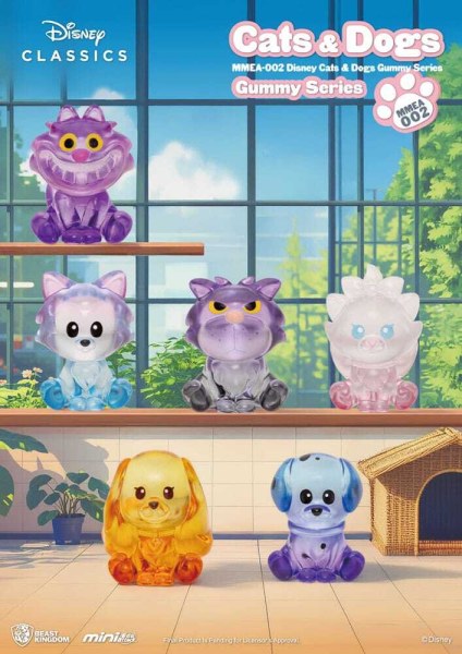 Disney Katten & Honden figuurtje Blind Box - Mini Egg Attack Gummy Series 3 cm